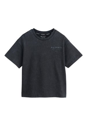 smALLSAINTS REGULAR FIT - CREW T-SHIRT - Printtipaita - washed black distressed