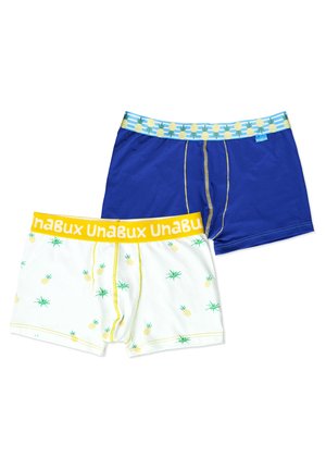 Unabux 2-PACK  COSTA MIX - Boxerky - white/blue