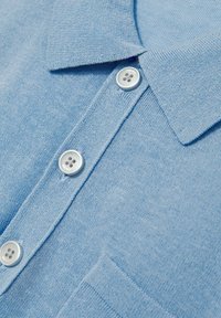 Reiss REGULAR FIT-NELSON PATCH POCKET - Pólóing - mid blue