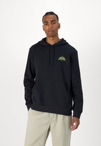 Oakley GRAPHIC PEAK HOODIE - Pulover s kapuco - blackout