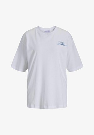 JJXX JXMILLOW LOOSE - Marškinėliai su spaudiniu - bright white