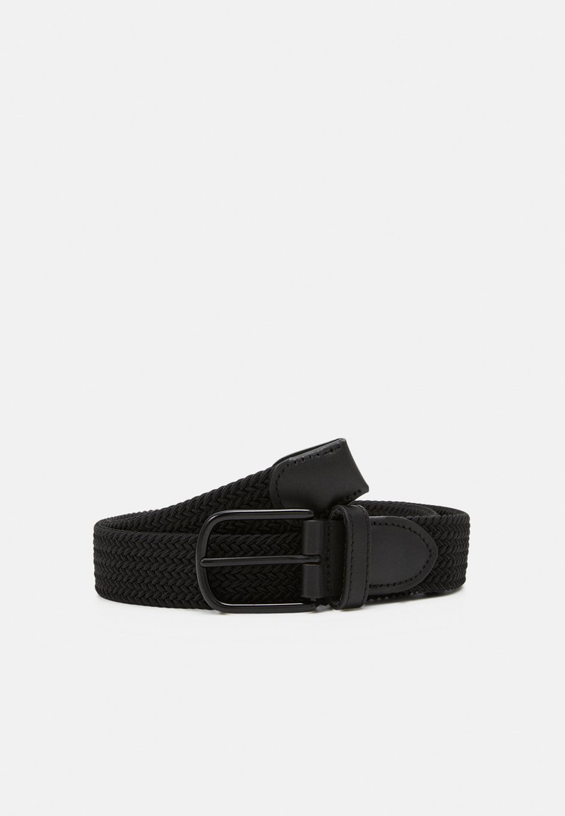 Jack & Jones - JACFALL BELT UNISEX - Cintura intrecciata - black, Ingrandire