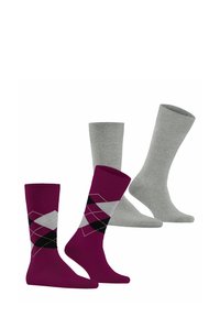 Burlington EVERYD MIX PACK 2 - Socken - burgund