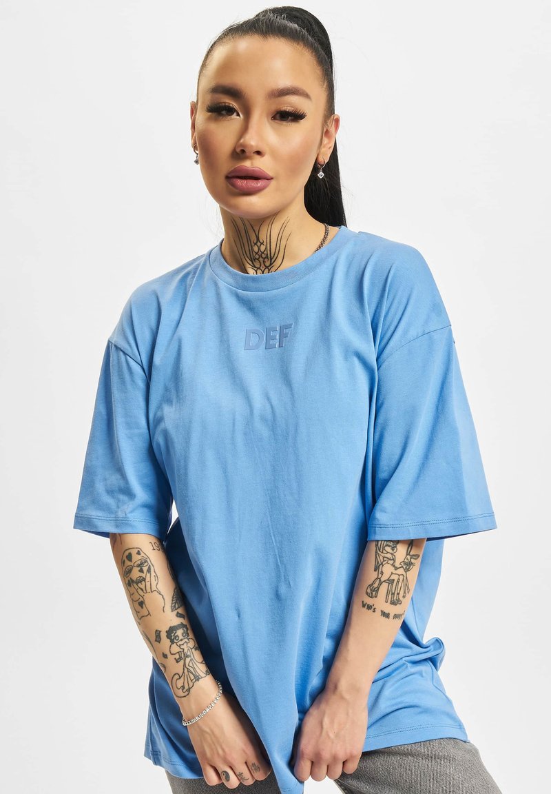 DEF Tshirts basic blue/blå Zalando.dk