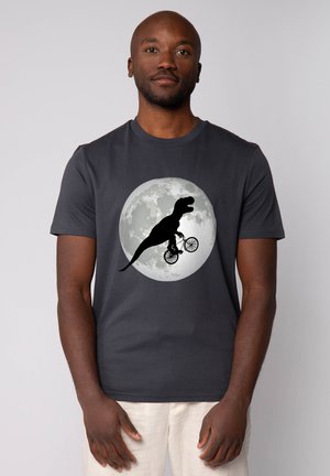 FLYING TREX - T-shirt print - india ink grey