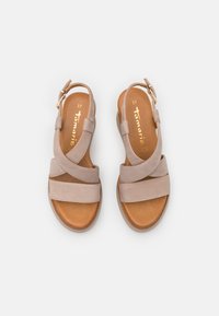 Tamaris Plateausandalette - taupe