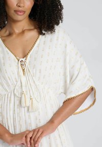 South Beach TIERED SPOT TIERED - Maxi dress - cream