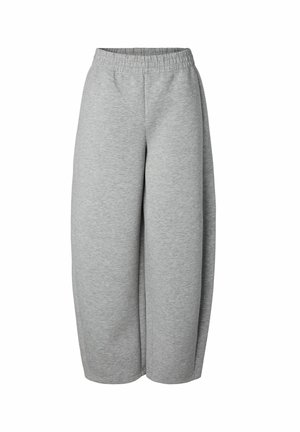 Pieces, SWEATPANTS PCBUCUBA MW - Pantalon de survêtement - light grey melange