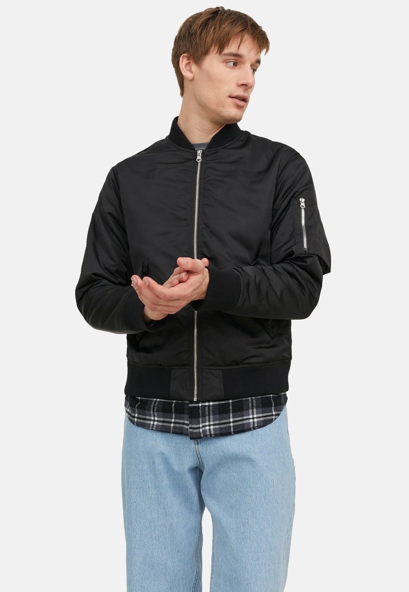 Jack & Jones OCEAN  - Giubbotto Bomber - schwarz