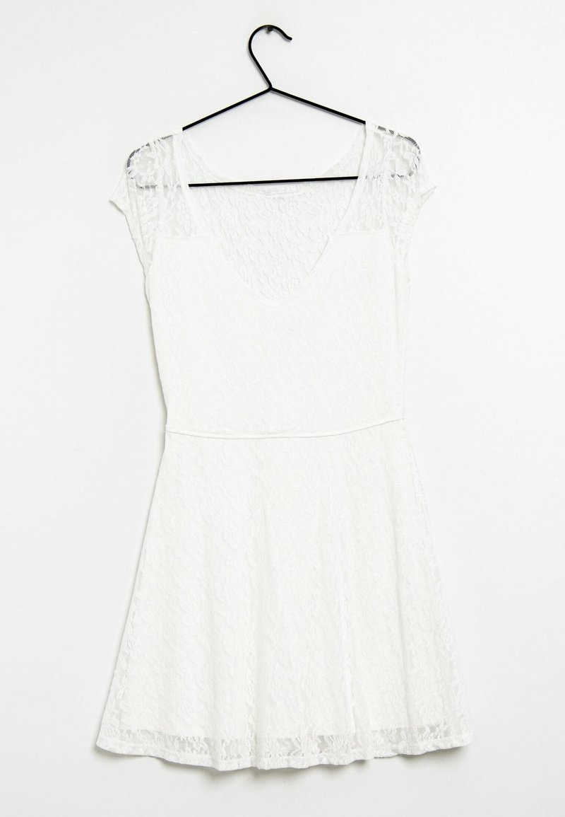 hollister white skater dress Hollister | Dresses | Hollister Halterneck Tie Front Babydoll Skater Dress In White 0 Cotton