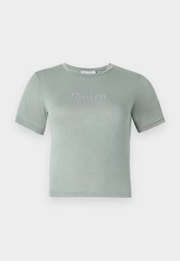 FITTED TEE - Triko s potiskem - light green