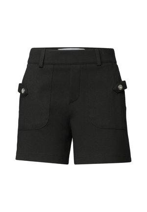 Street One Studio, HIGH-WAIST SHORTS WITH BUTTON DETAIL - Short - black