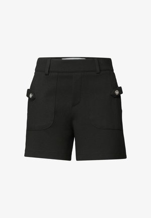 Street One Studio, HIGH-WAIST SHORTS WITH BUTTON DETAIL - Short - black