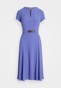 Lauren Ralph Lauren BELTED GEORGETTE DRESS Jurk wild iris/lila