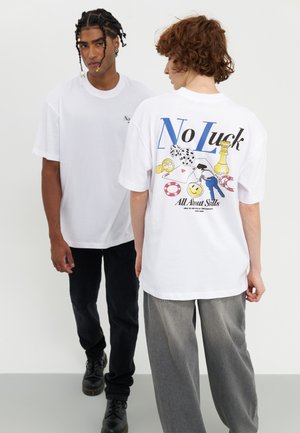 YOURTURN UNISEX - T-shirts med print - white