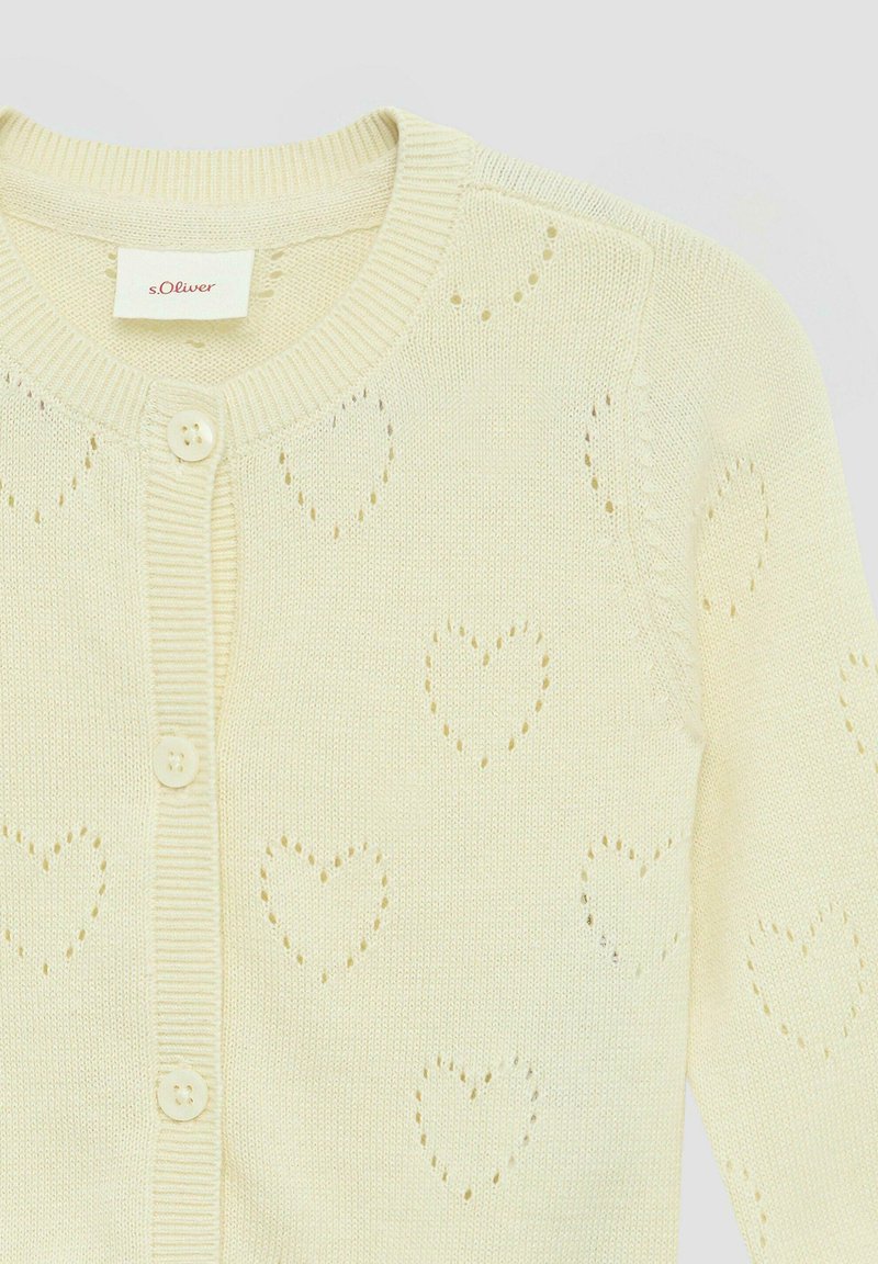 Strickjacke champagner/beige Zalando