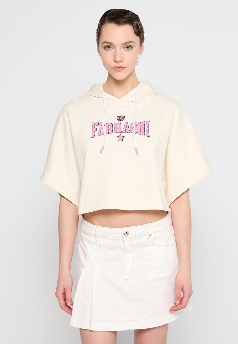 CHIARA FERRAGNI Hoodie crème