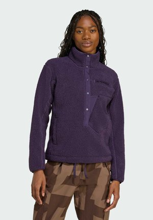 Adidas Terrex XPLORIC HIGH PILE - Fleece trui - aurora plum