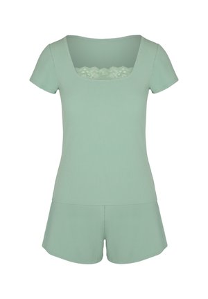 Hunkemöller, HUNKEMÖLLER PYJAMA SET - Nachtwäsche Set - green