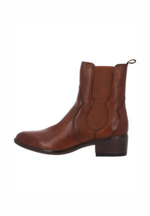 Stivaletti texani / biker - cognac