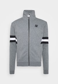 SIKSILK Sweater met rits - mottled grey