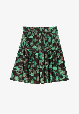 FatFace, REGULAR FIT - SKIRT . - Jupe trapèze - chocolate brown batik
