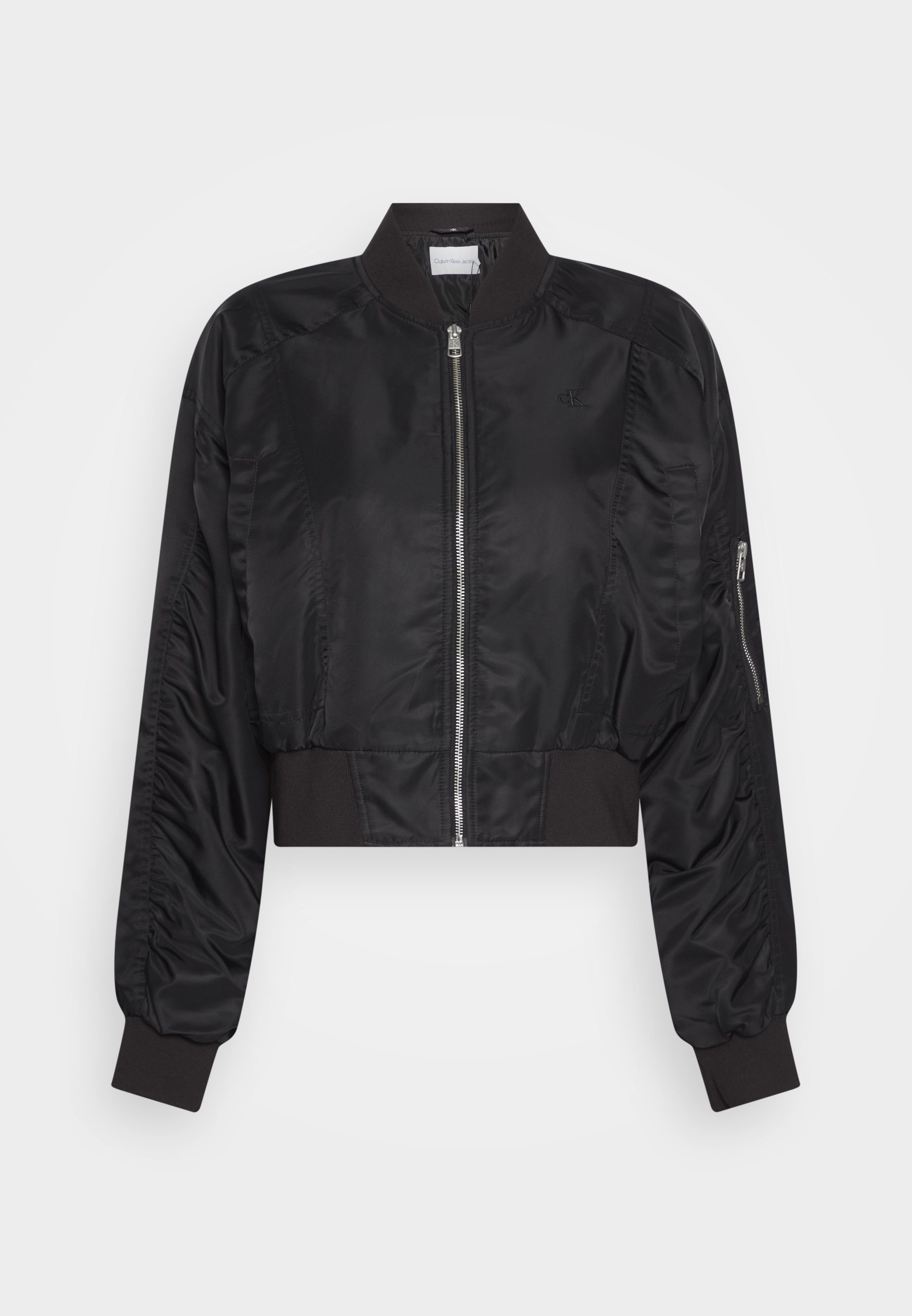 black calvin klein bomber jacket