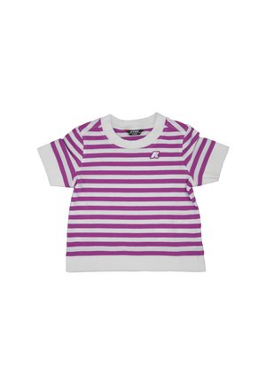 T-shirt con stampa - violet
