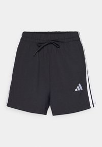 ESSENTIALS 3-STRIPES - Sports shorts - black/white