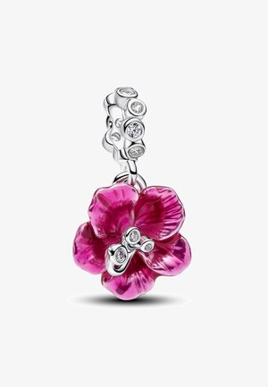 Pandora, BRELOQUE PENDANTE HIBISCUS - Ciondolo - argenté