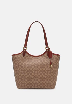 SIGNATURE DAY TOTE - Tote bag - tan rust