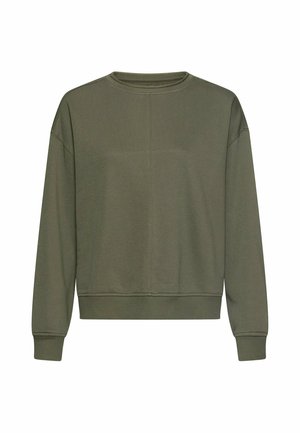 camel active, Sweatshirt - dark olive