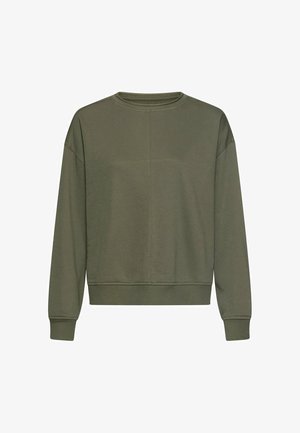 camel active, Sweatshirt - dark olive