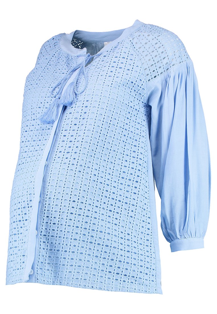 Spring Maternity Blouse blauw