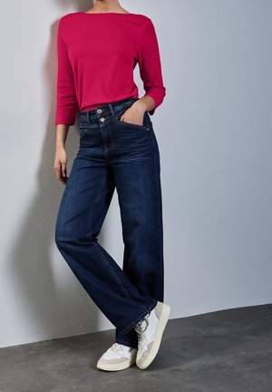 Langærmet T-shirt - berry