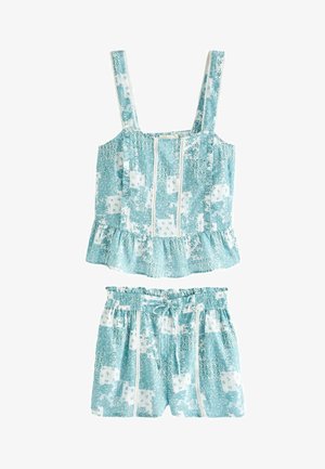 Laura Ashley TEXTURED CAMI - REGULAR FIT - Pizsamák - green patchwork print