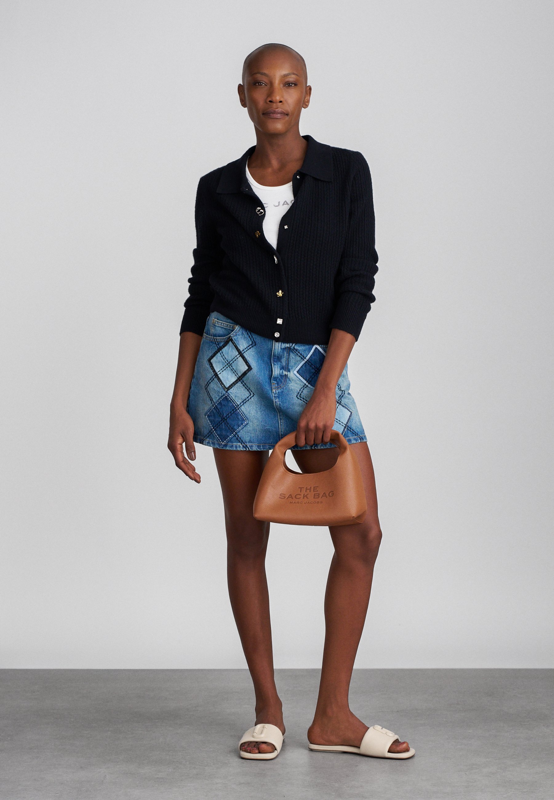 MARC JACOBS THE MINI SACK - Sac à main - argan oil/marron - ZALANDO.FR