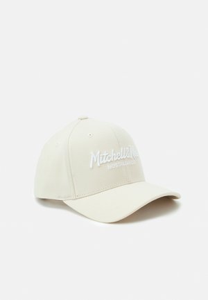 Mitchell & Ness BRANDED PINSCRIPT REDLINE SNAPBACK - Sapka - offwhite