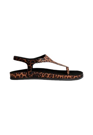 CORINA, SANDALES ENTREDOIGT À MOTIF LÉOPARD - Sandales tongs - leopard