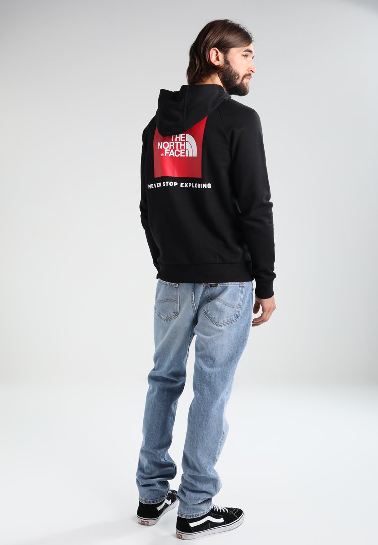 The North Face Raglan Hoodie Bluza Z Kapturem Black Czarny Zalando Pl