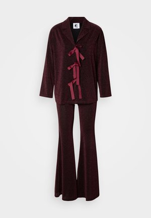 STARDUST LOUNGE SUIT SET - Pidžaamakomplekt - burgundy