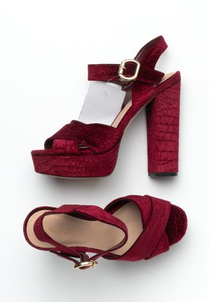 ALDO Højhælede sandaletter / Højhælede sandaler - red