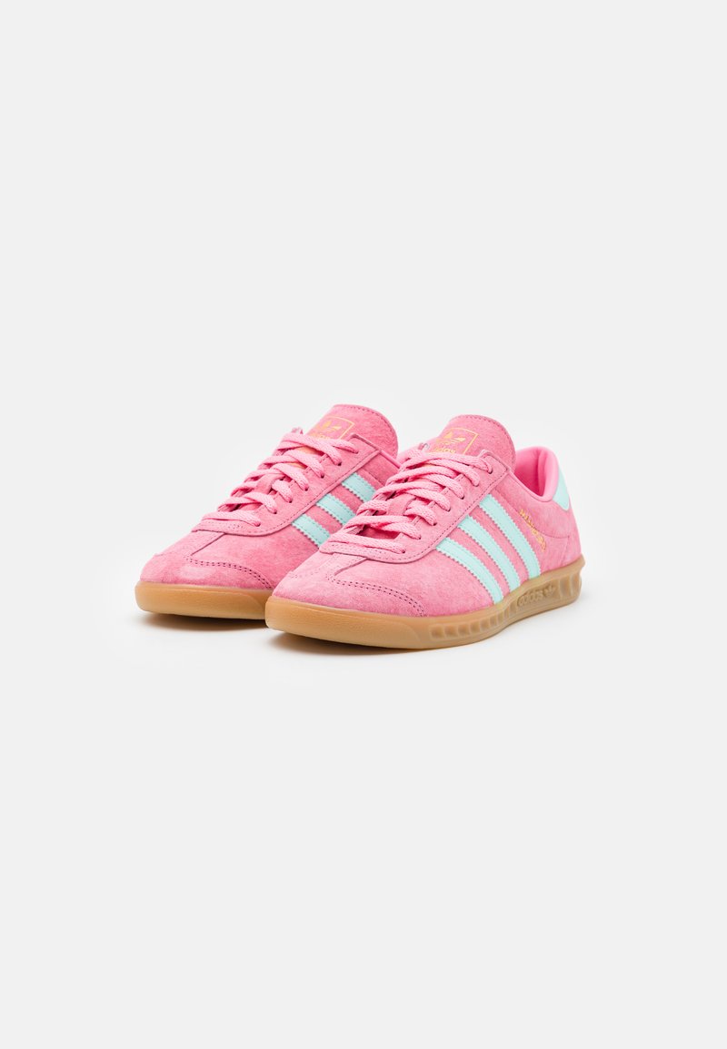 adidas gazelle silver green womens ADIDAS W Hamburg light blue JS0682