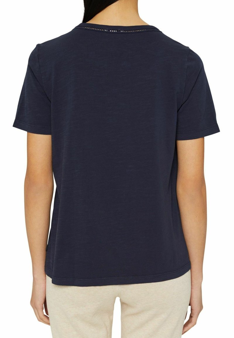 Damen T-Shirts | edc by Esprit T-Shirt basic navy/dunkelblau meliert - HJ24901 Damen T-Shirts | edc by Esprit T-Shirt basic navy/dunkelblau meliert - HJ24901