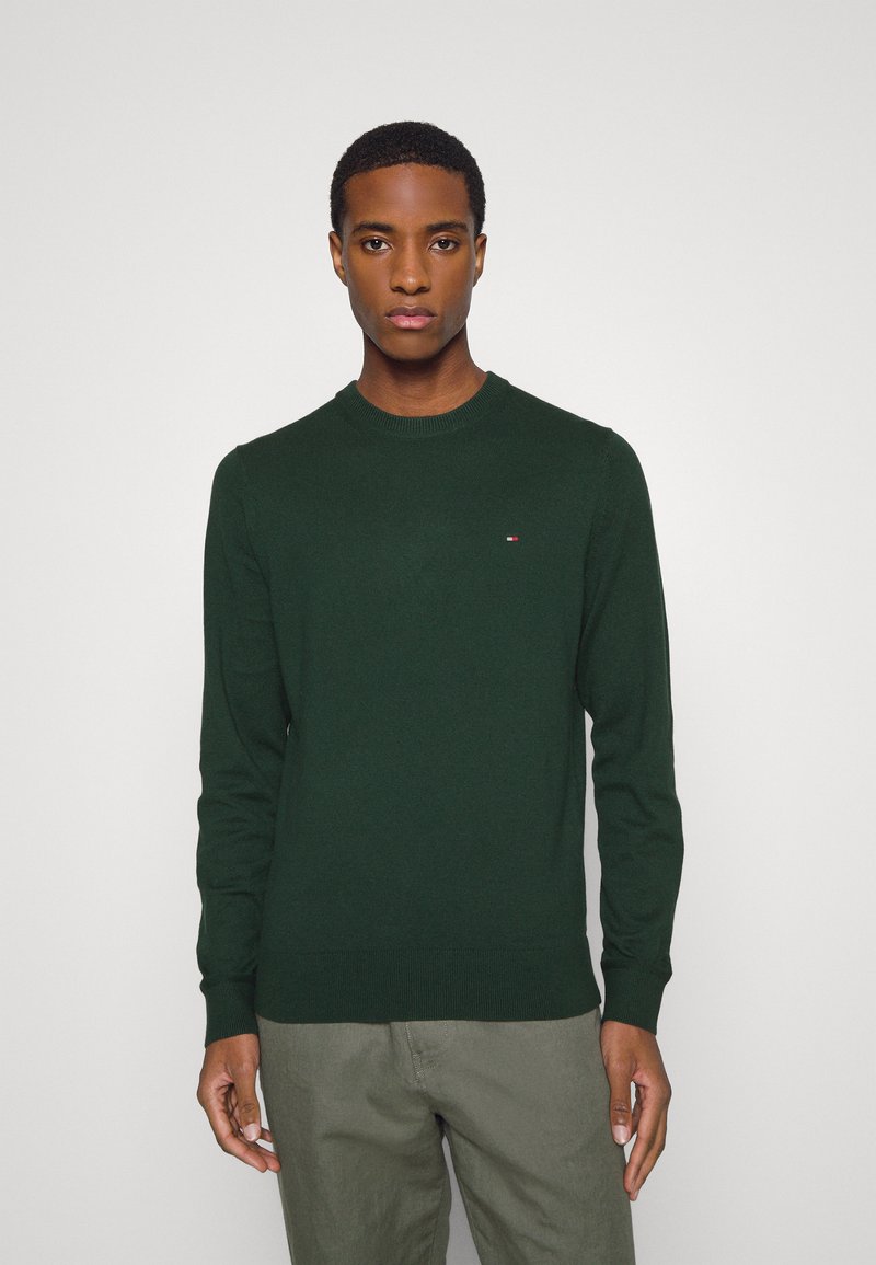 Tommy Hilfiger PIMA ORG CTN CASHMERE CREW NECK - Camisola - hunter