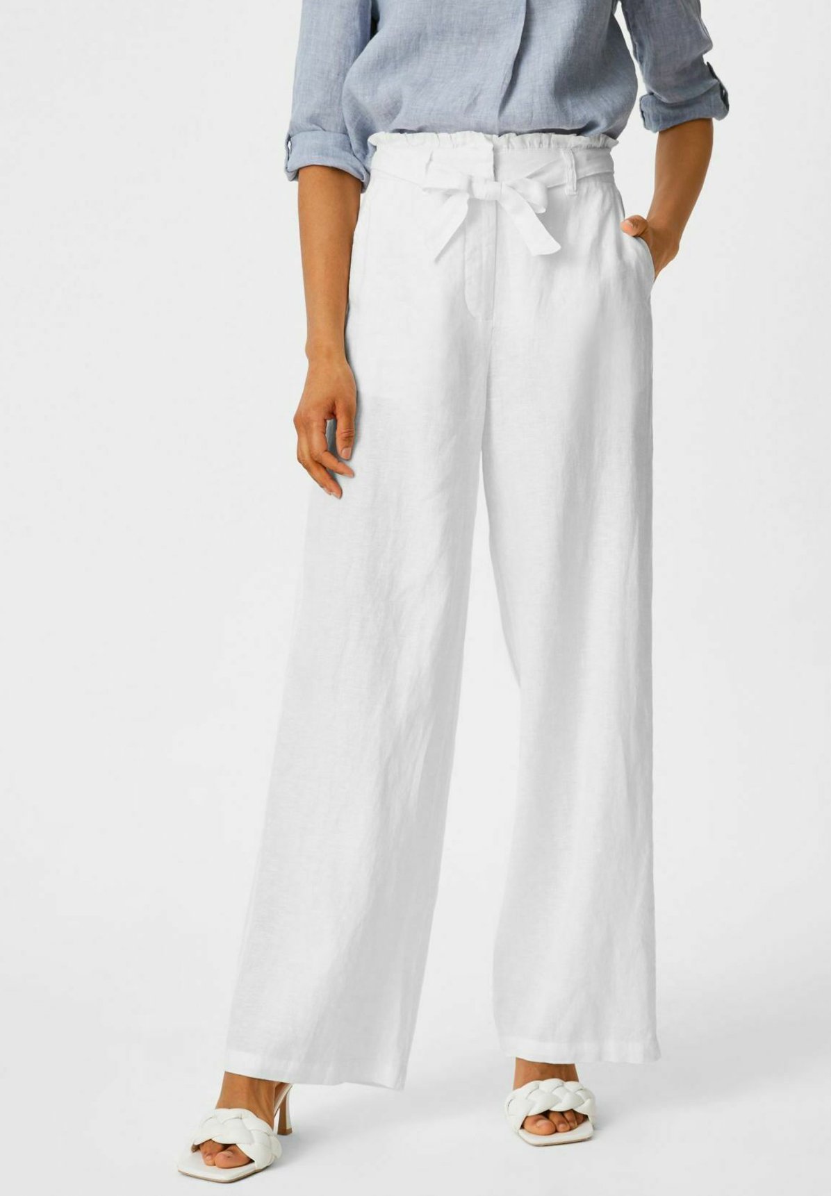 C\u0026A Pantalones - white/blanco - Zalando.es