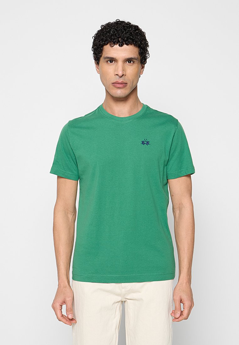 LA MARTINA T-shirt basic groen