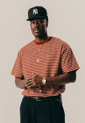 Tričko s potlačou - madder brown