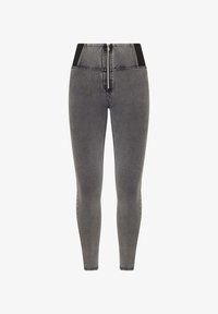 Non selezionato, light grey jeans black seams