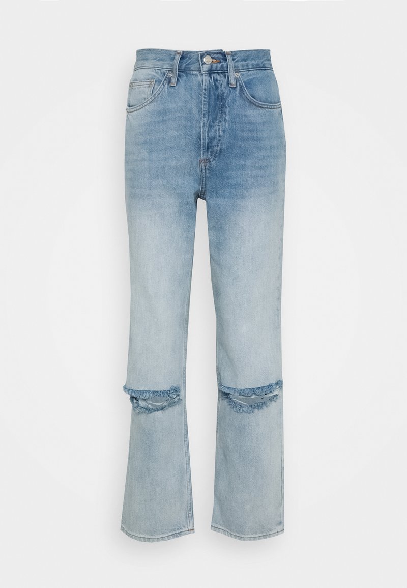 Topshop Relaxed fit jeans gebleekt denim/bleached denim